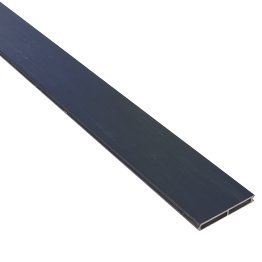 Lame de clôture Bois composite Capricorne, Aspect lisse, Noir Graphite, ep. 22 mm x l. 160 mm x L. 1,97 m