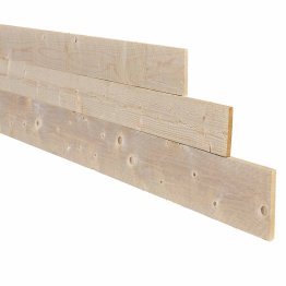 Volige Bois Brut Épicéa, Naturel, ep. 18 mm x l. 150 mm x L. 4 m, Jusqu'en classe d'emploi 1