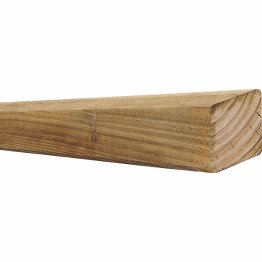 Lame de bardage Bois Vibrato claire-voie Douglas, imprégnation colorée marron, ep. 44 mm x l. 58 mm x L. 4 m, Jusqu'en classe d'emploi 3.2