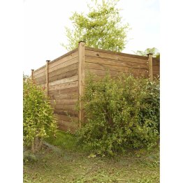 Renvoi d'angle Bois Milano Pin, imprégnation colorée marron, ep. 45 mm x l. 90 mm x L. 2,50 m