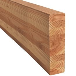 Poutre Bois Lamellé-collé Douglas, imprégnation colorée marron, ep. 80 mm x l. 280 mm x L. 13 m, Jusqu'en classe d'emploi 3.2