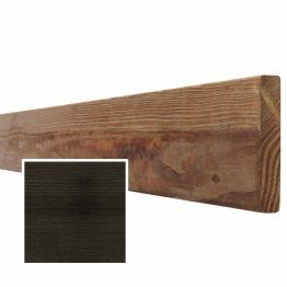 Lame de bardage Bois Mélodik claire-voie Douglas, Saturé Noir Réglisse, ep. 22 mm x l. 120 mm x L. 4 m, Jusqu'en classe d'emploi 3.1