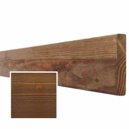 Lame de bardage Bois Mélodik claire-voie Douglas, Saturé Tonka, ep. 22 mm x l. 120 mm x L. 4 m, Jusqu'en classe d'emploi 3.1