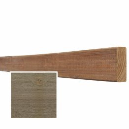 Lame de bardage Bois Mélodik claire-voie Douglas, Saturé Brun Badiane, ep. 22 mm x l. 68 mm x L. 4 m, Jusqu'en classe d'emploi 3.1