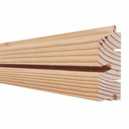 Lame de bardage Bois Vibrato Douglas Hors aubier, Naturel, ep. 44 mm x l. 115 mm x L. 4 m, Jusqu'en classe d'emploi 3.2