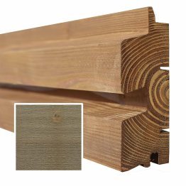 Lame de bardage Bois Vibrato XL, Douglas Saturé Brun Badiane, ep. 45 mm x l. 135 mm x L. 4 m, Jusqu'en classe d'emploi 3.1