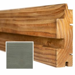 Lame de bardage Bois Vibrato XL droit, Douglas Saturé Gris Patiné, ep. 45 mm x l. 135 mm x L. 4 m, Jusqu'en classe d'emploi 3.1