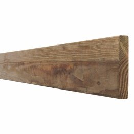 Planche Bois Raboté Pin, imprégnation colorée marron, ep. 22 mm x l. 120 mm x L. 3 m, Jusqu'en classe d'emploi 4