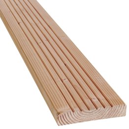 Lame de terrasse Bois Cahuita, Douglas Hors aubier Naturel, ep. 28 mm x l. 145 mm x L. 4 m, Jusqu'en classe d'emploi 3.2