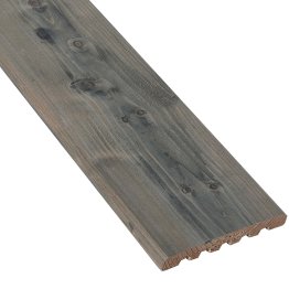 Lame de terrasse Bois Quiberon, Douglas imprégnation colorée pré-grisée, ep. 28 mm x l. 200 mm x L. 4 m, Jusqu'en classe d'emploi 3.2
