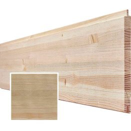 Lame de lambris Bois Setis Douglas, teinté Beige Champagne, ep. 16 mm x l. 200 mm x L. 2,50 m, Jusqu'en classe d'emploi 1