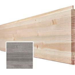 Lame de lambris Bois Setis Douglas, teinté Gris Argent, ep. 16 mm x l. 200 mm x L. 2,50 m, Jusqu'en classe d'emploi 1