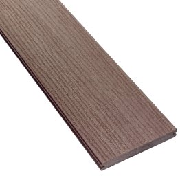 Lame de terrasse Bois composite Baléares, Brun cacao, L. 4 m x l. 165 mm x ep. 22 mm