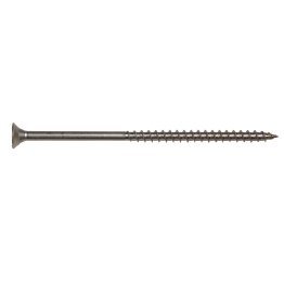 Vis à bois Inox A2, tête fraisée filetage partiel, Torx, Ø 6 x 120 mm (Sachet de 20 vis)