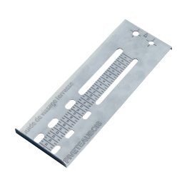 Guide de perçage et vissage Inox pour terrasse bois, L. 335 mm x l. 120 mm x h. 41 mm x ep. 1.50 mm