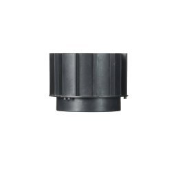 Réhausse pour plot réglable pour dalle bois, polypropylène Noir, h. 60 mm, Ø 120 mm