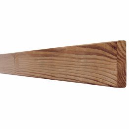 Lame de bardage Bois Mélodik claire-voie Douglas, imprégnation colorée marron, ep. 22 mm x l. 90 mm x L. 4 m, Jusqu'en classe d'emploi 3.2