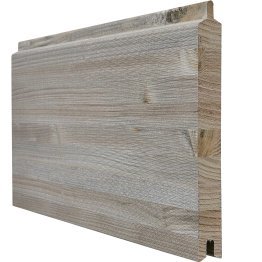 Lame de bardage Bois Largo, Douglas imprégnation colorée pré-grisée, ep. 26 mm x l. 200 mm x L. 4 m, Jusqu'en classe d'emploi 3.2