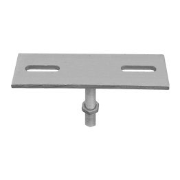 Connecteur réglable pour structure bois Acier DACROMET, l. 60 mm x L. 200 mm x h. 80-105 mm