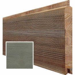 Lame de bardage Bois Largo, Douglas Saturé Gris Patiné, ep. 26 mm x l. 200 mm x L. 4 m, Jusqu'en classe d'emploi 3.1