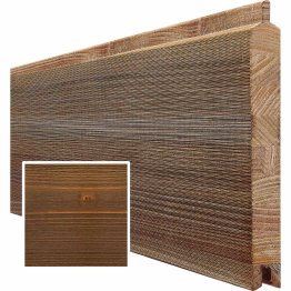 Lame de bardage Bois Largo, Douglas Saturé Tonka, ep. 26 mm x l. 200 mm x L. 4 m, Jusqu'en classe d'emploi 3.1