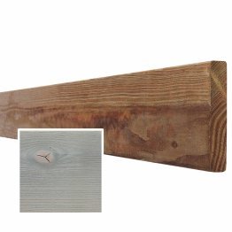 Lame de bardage Bois Mélodik claire-voie Douglas, Saturé Gris Nacré, ep. 22 mm x l. 120 mm x L. 4 m, Jusqu'en classe d'emploi 3.1