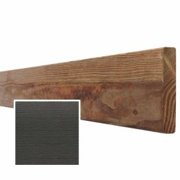 Lame de bardage Bois Mélodik claire-voie Douglas, Saturé Gris Carbone, ep. 22 mm x l. 120 mm x L. 4 m, Jusqu'en classe d'emploi 3.1