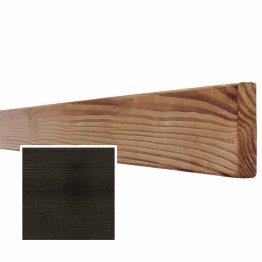 Lame de bardage Bois Mélodik claire-voie Douglas, Saturé Noir Réglisse, ep. 22 mm x l. 90 mm x L. 4 m, Jusqu'en classe d'emploi 3.1