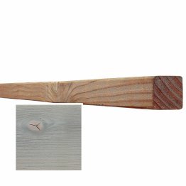 Lame de bardage Bois Mélodik claire-voie Douglas, Saturé Gris Nacré, ep. 45 mm x l. 45 mm x L. 4 m, Jusqu'en classe d'emploi 3.1