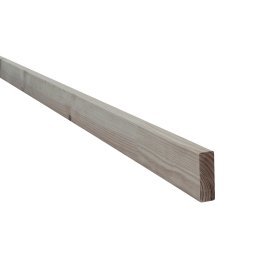 Ossature Bois Massif Abouté Raboté Douglas, imprégnation colorée pré-grisée, ep. 45 mm x l. 145 mm x L. 6 m, Jusqu'en classe d'emploi 3.2