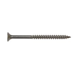 Vis à bois Inox A2, tête fraisée filetage partiel, Torx T25, Ø 6 x 80 mm (Boite de 100 vis)