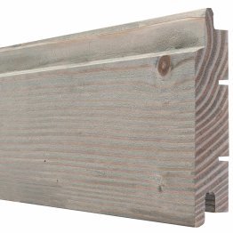 Lame de bardage Bois Arioso Douglas, imprégnation colorée pré-grisée, ep. 28 mm x l. 125 mm x L. 4 m, Jusqu'en classe d'emploi 3.2