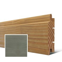 Lame de bardage Bois Arioso Douglas, Saturé Gris Patiné, ep. 28 mm x l. 125 mm x L. 4 m, Jusqu'en classe d'emploi 3.1