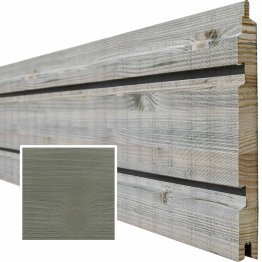 Lame de bardage Bois Legato, Douglas Saturé Gris Patiné, ep. 26 mm x l. 240 mm x L. 4 m, Jusqu'en classe d'emploi 3.1