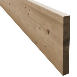 Poutre Bois lamellé-collé Douglas, imprégnation colorée marron, ep. 45 mm x l. 360 mm x L. 13 m, Jusqu'en classe d'emploi 3.2