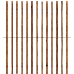 Ganivelle bois Pin, imprégnation colorée marron, L. 5 m x h. 1,20 m, Jusqu'en classe d'emploi 4