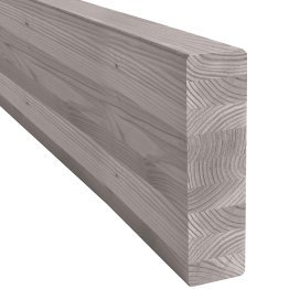 Poutre Bois Lamellé-collé Douglas, imprégnation colorée pré-grisée, ep. 80 mm x l. 160 mm x L. 8 m, Jusqu'en classe d'emploi 3.2