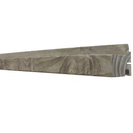 Lame de bardage Bois Mélodik Douglas, imprégnation colorée pré-grisée, ep. 45 mm x l. 60 mm x L. 4 m, Jusqu'en classe d'emploi 3.2