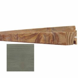 Lame de bardage Bois Mélodik, Douglas Saturé Gris Patiné, ep. 45 mm x l. 60 mm x L. 4 m, Jusqu'en classe d'emploi 3.1