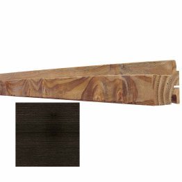 Lame de bardage Bois Mélodik, Douglas Saturé Noir Réglisse, ep. 45 mm x l. 60 mm x L. 4 m, Jusqu'en classe d'emploi 3.1