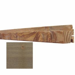 Lame de bardage Bois Mélodik, Douglas Saturé Brun Badiane, ep. 45 mm x l. 60 mm x L. 4 m, Jusqu'en classe d'emploi 3.1