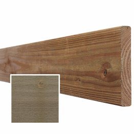 Lame de bardage Bois Mélodik claire-voie Douglas, Saturé Brun Badiane, ep. 22 mm x l. 145 mm x L. 4 m, Jusqu'en classe d'emploi 3.1