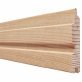 Lame de bardage Bois Tremolo Douglas Hors aubier, Naturel, ep. 22 mm x l. 135 mm x L. 4 m, Jusqu'en classe d'emploi 3.2