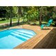 Piscine Bois Octogonale Maéva 600 Pin, Marron par imprégnation, L. 6 m x l.  3 m x h. 1,50 m, Jusqu'en classe d'emploi 4