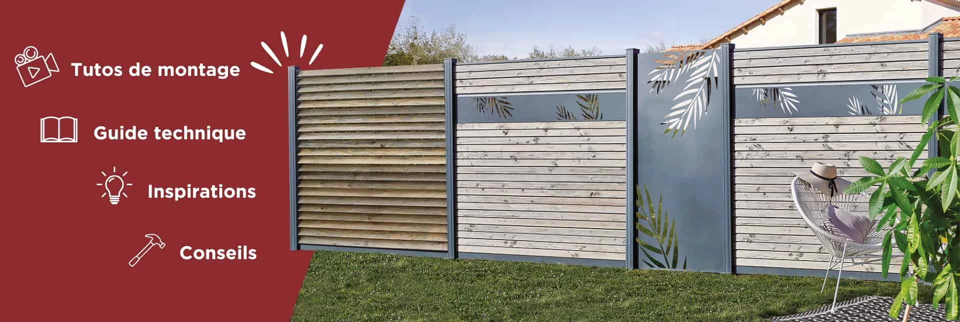 Tout savoir sur la clôture bois aluminium TOKYO