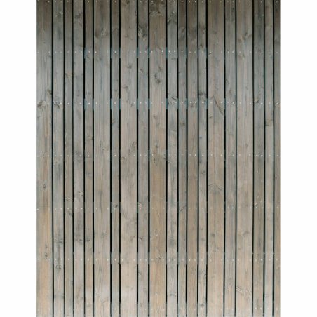 Lame de bardage Bois Mélodik claire-voie Douglas, Saturé Brun Badiane, ep. 22 mm x l. 68 mm x L. 4 m, Jusqu'en classe d'emploi 3.1