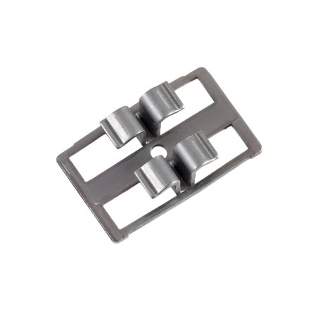 Sachet de 90 clips de jonctions pour terrasse bois composite, Inox, L. 240 mm x l. 240 mm x ep. 70 mm