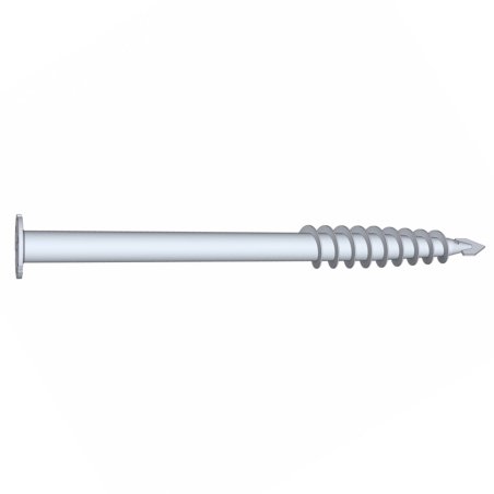 Vis de fondation Acier Galvanisé, Ø 120 mm x L. 1 m